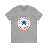 Emotional All-Star V-Neck T-Shirt for Big Feelings