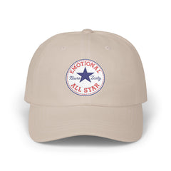 Emotional All-Star Dad Cap – Embroidered Feelings, Classic Fit