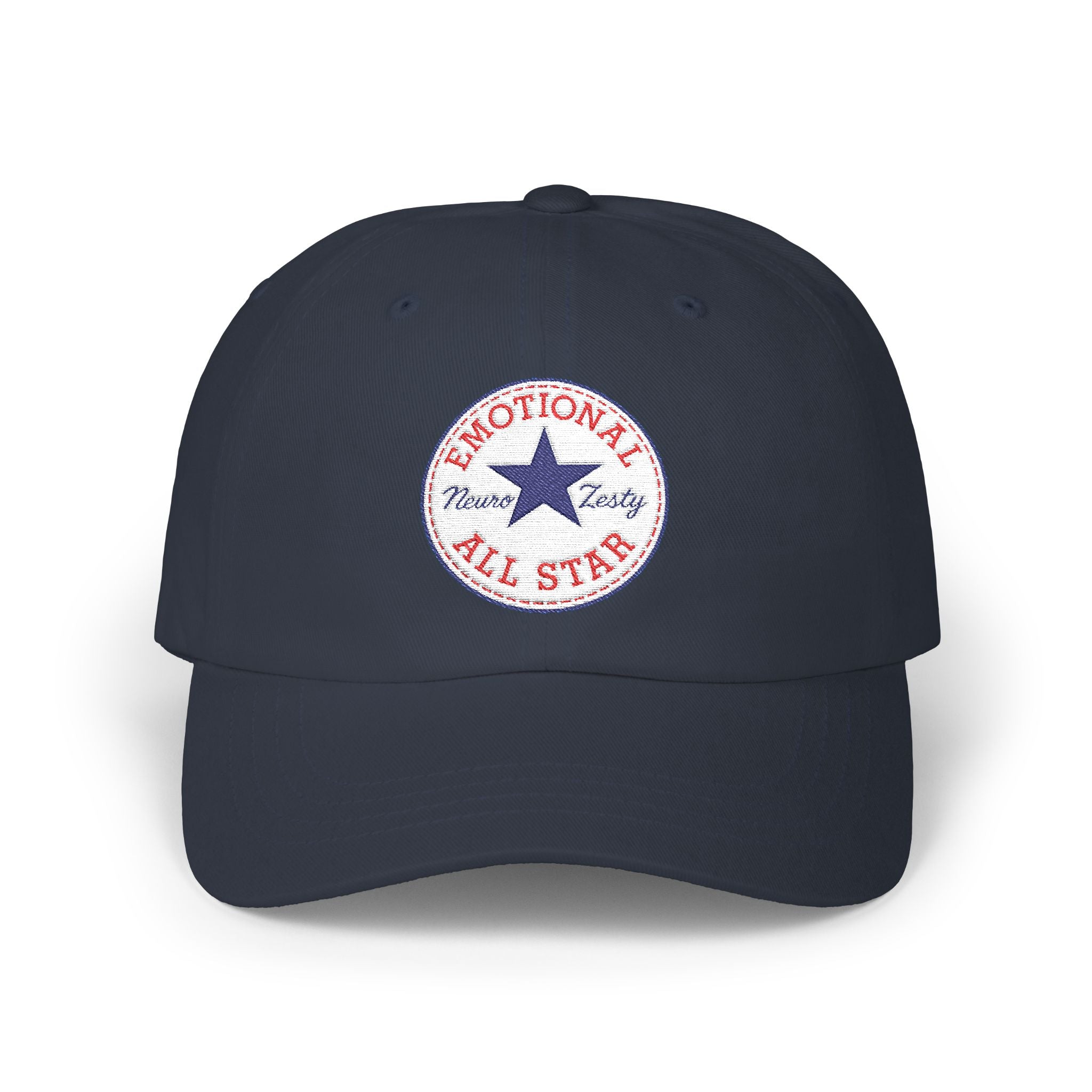 Emotional All-Star Dad Cap – Embroidered Feelings, Classic Fit