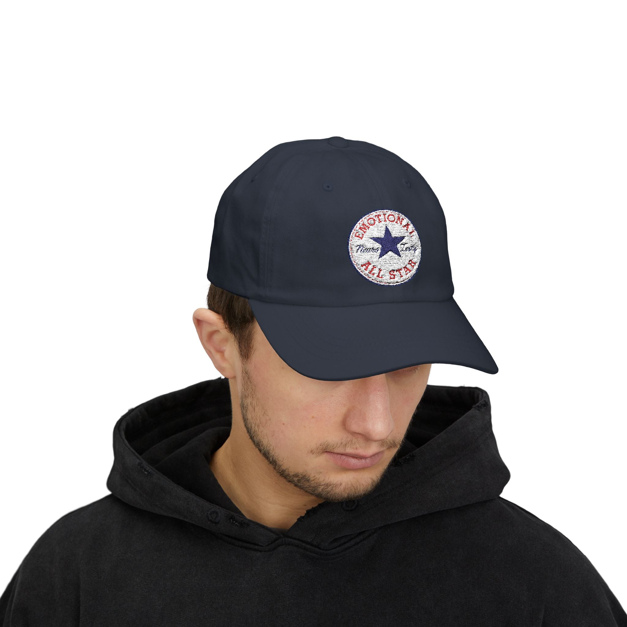 Emotional All-Star Dad Cap – Embroidered Feelings, Classic Fit