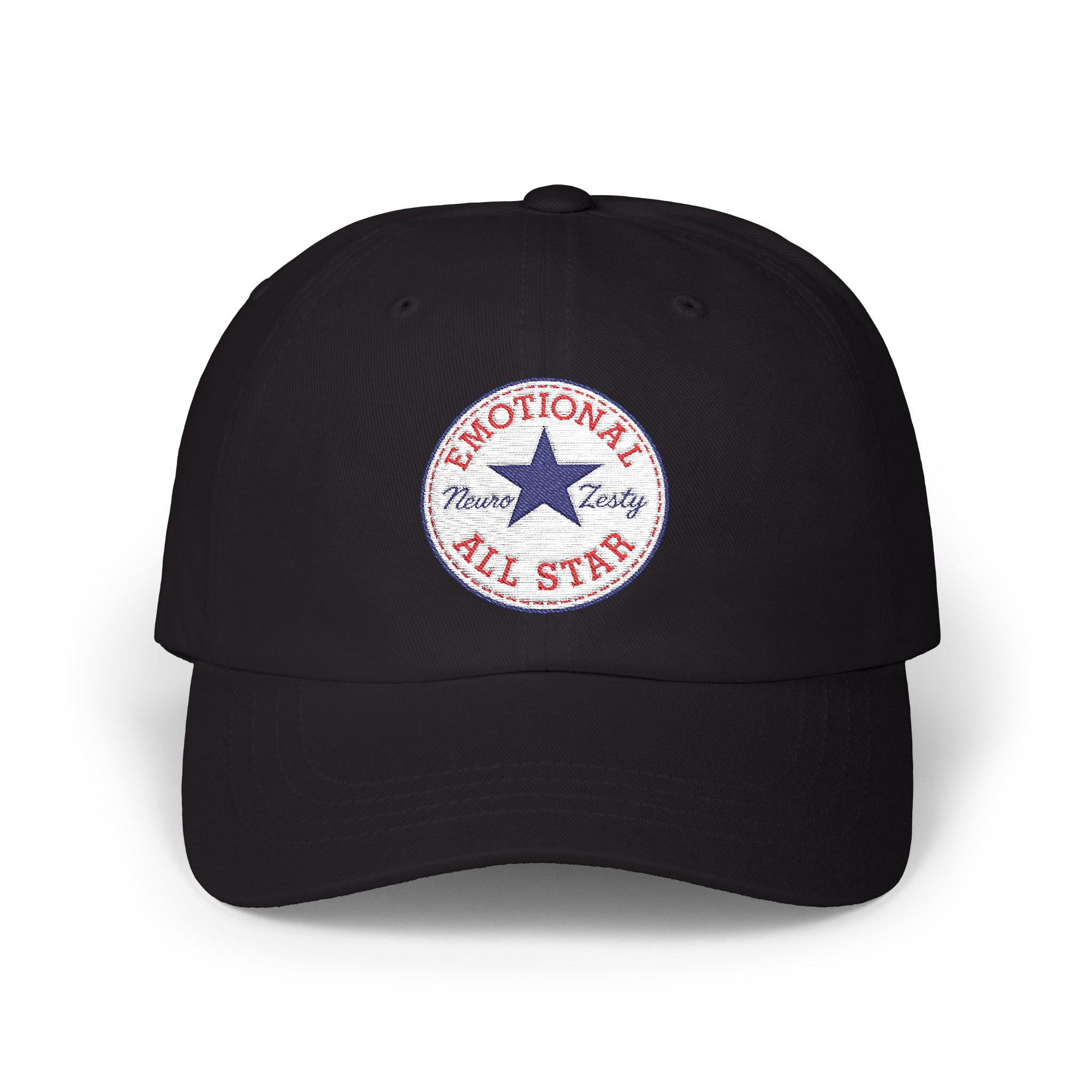 Emotional All-Star Dad Cap – Embroidered Feelings, Classic Fit