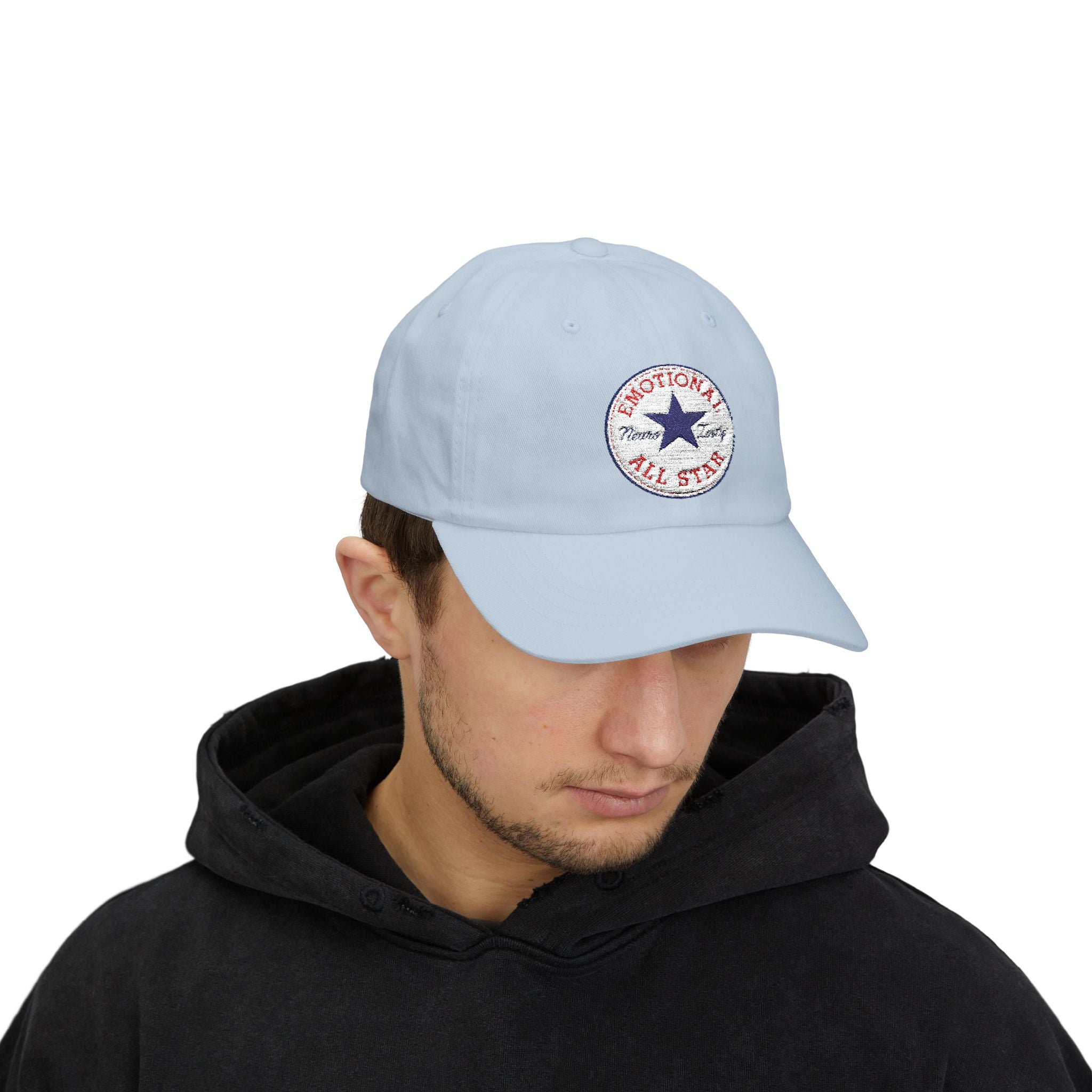 Emotional All-Star Dad Cap – Embroidered Feelings, Classic Fit
