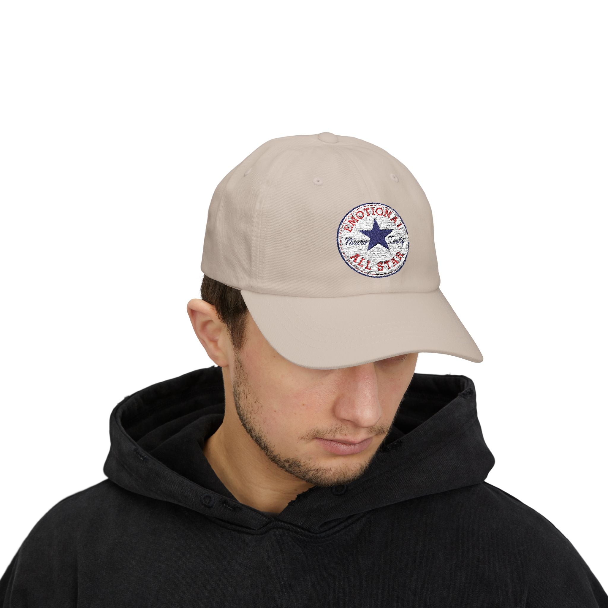 Emotional All-Star Dad Cap – Embroidered Feelings, Classic Fit