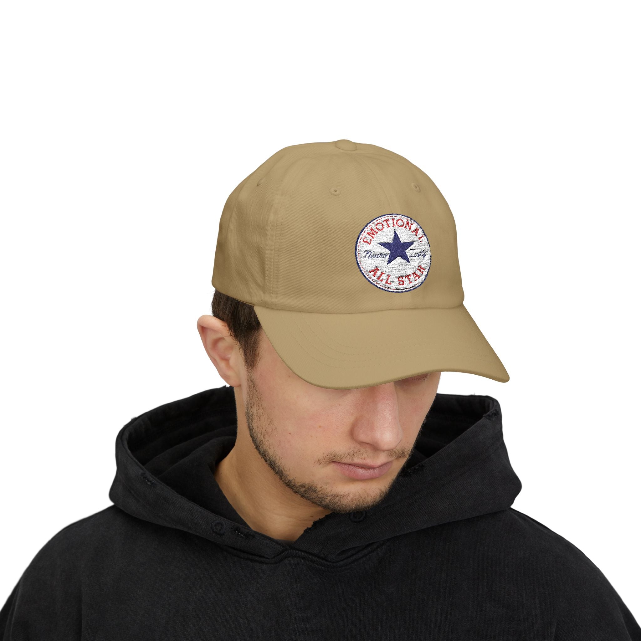 Emotional All-Star Dad Cap – Embroidered Feelings, Classic Fit