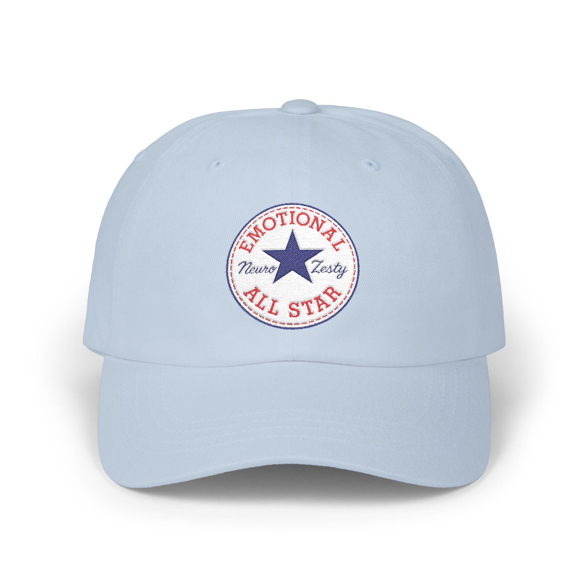 Emotional All-Star Dad Cap – Embroidered Feelings, Classic Fit