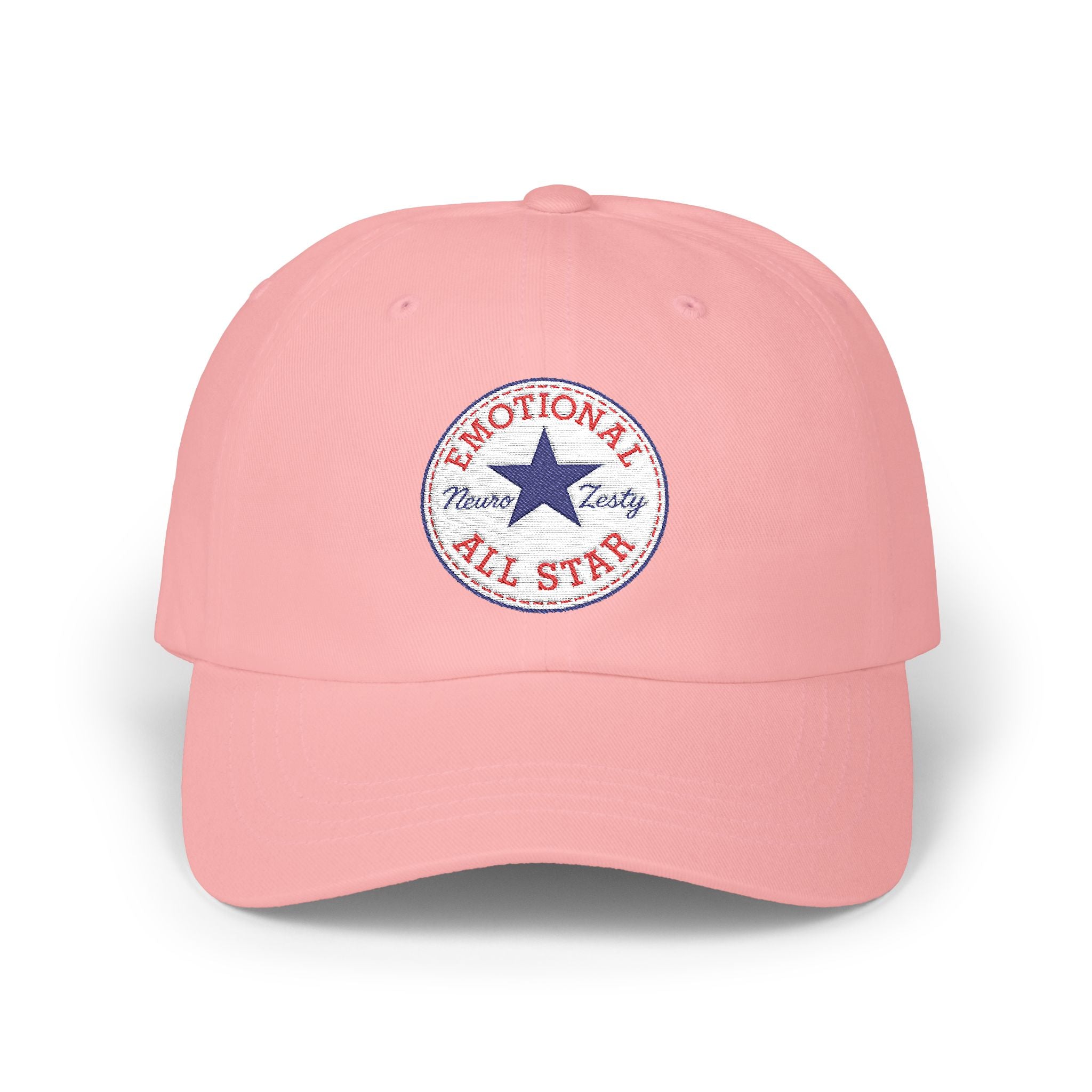 Emotional All-Star Dad Cap – Embroidered Feelings, Classic Fit